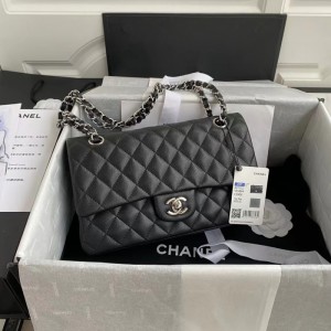 (정품급) 샤넬 클래식 블랙 캐비어 25cm